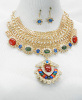 Multicolor Gold Medallion Set